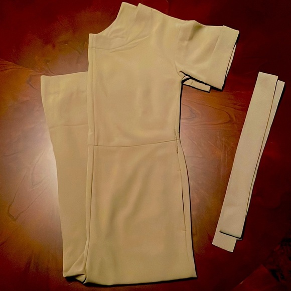 Everlane Pants - Everlane Japanese GoWeave Short-Sleeve Wide Leg Jumpsuit